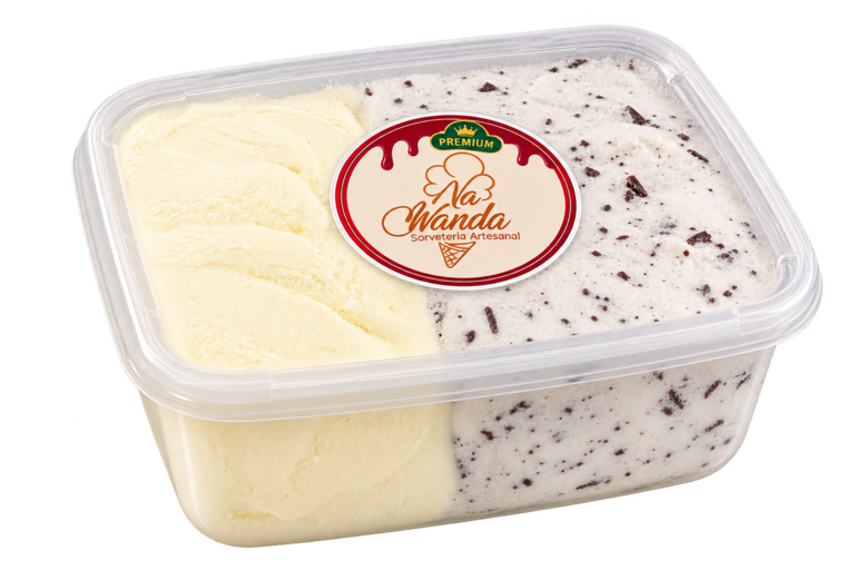 Pote tradicional de dois sabores